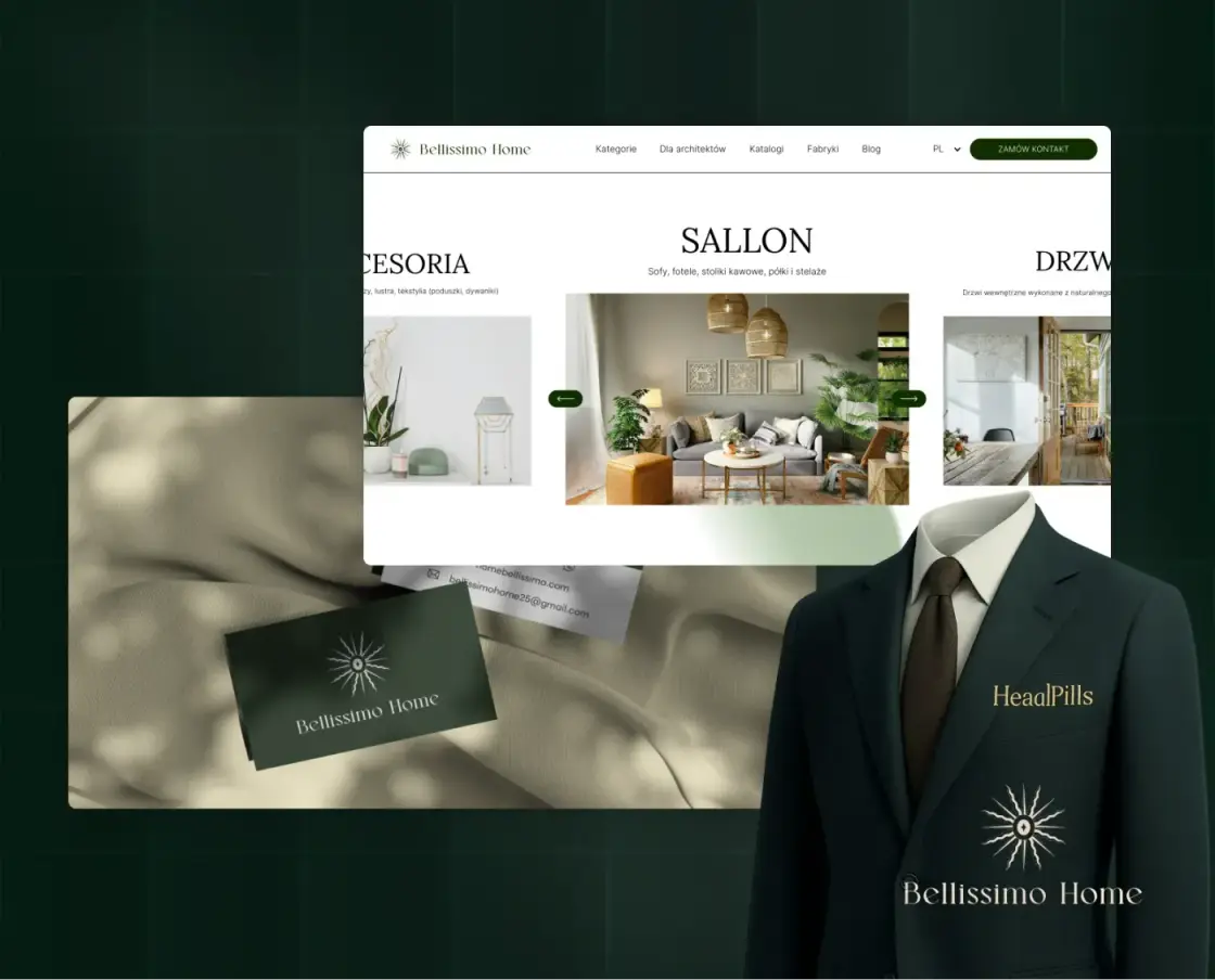 Bellissimo Home — Interior design · Premium furniture