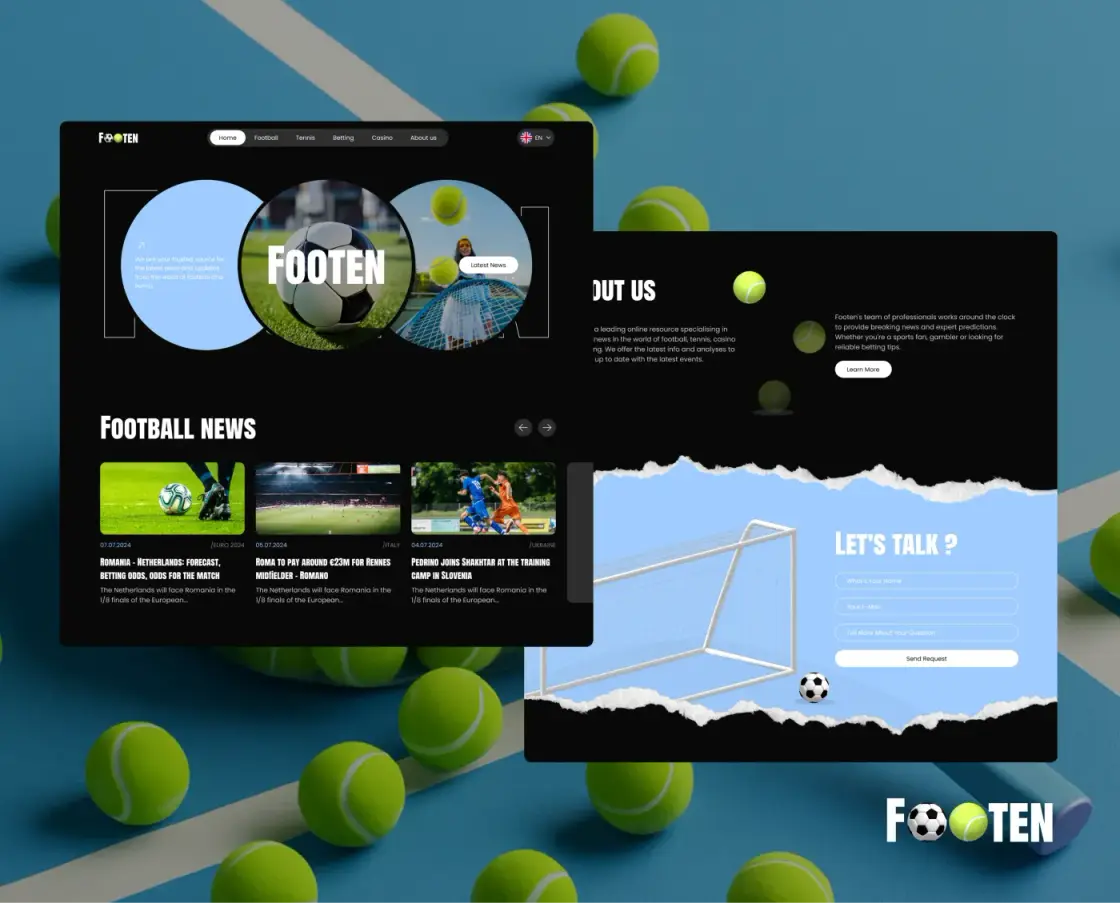 Footen — Sport · Brand & web