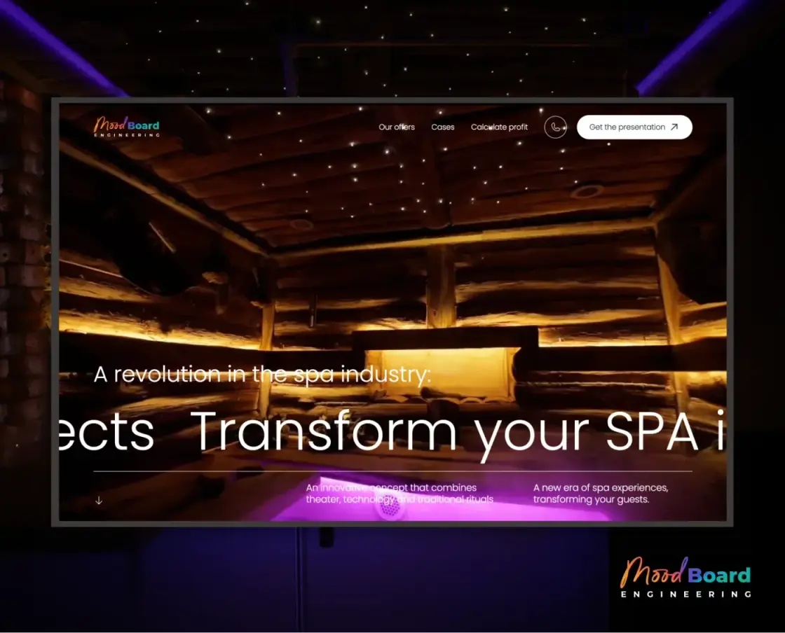 Mood Board — Wellness · Spa technology